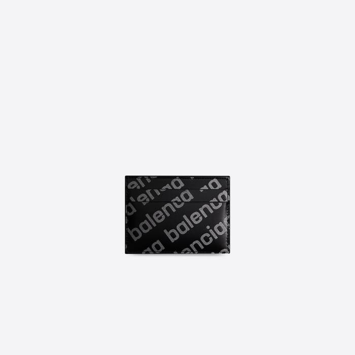 CASH CARD HOLDER IN REFLECTIVE PRINTED SHINY SMOOTH CALFSKIN_Back