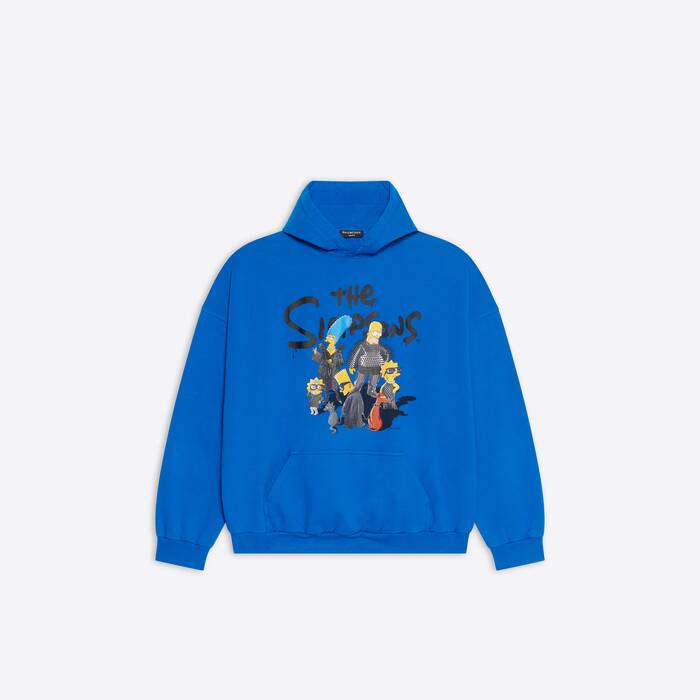 20TH TELEVISION HOODIE WIDE FIT BLUE